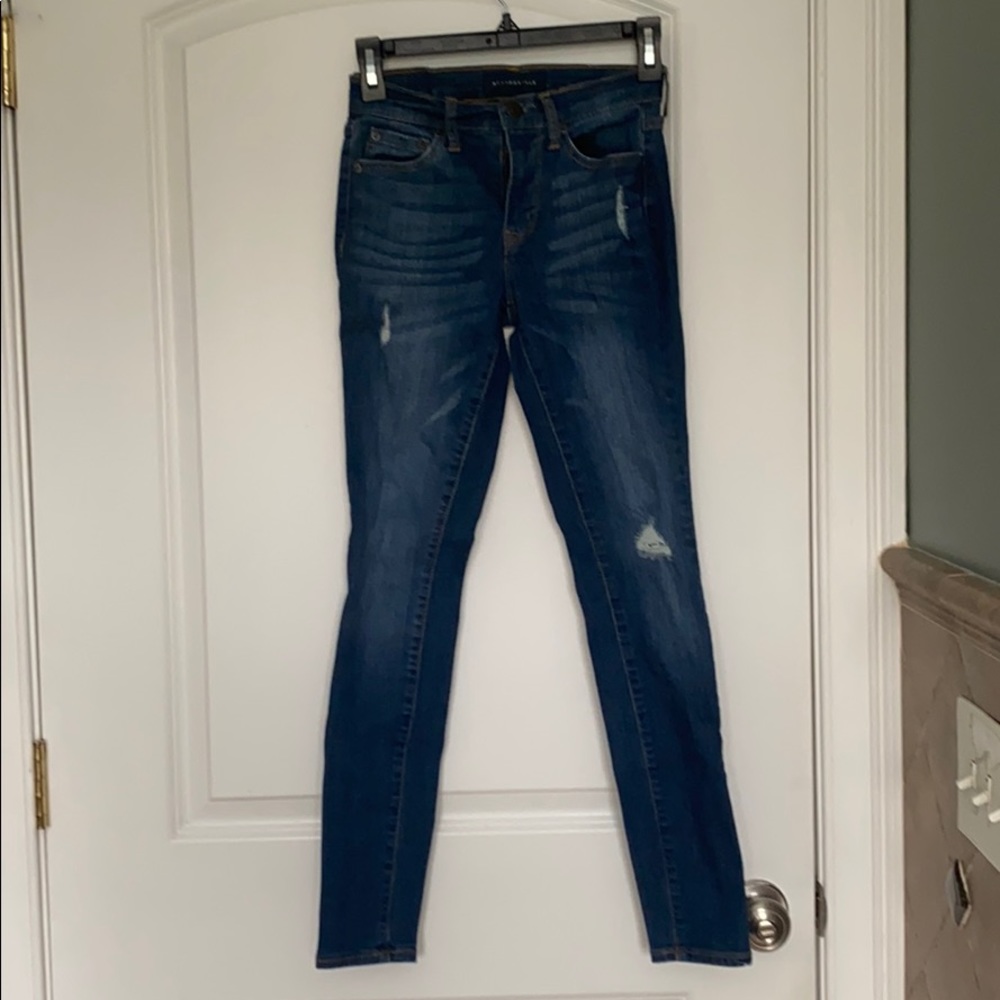 aero dark blue jeans